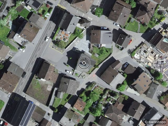 Luftbild Rothausplatz 5A, Netstal