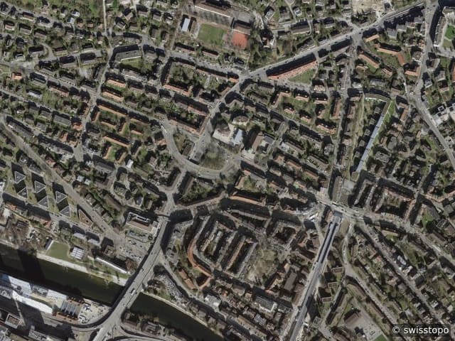 Luftbild Zürich — die genaue Adresse erhalten Sie auf Anfrage.