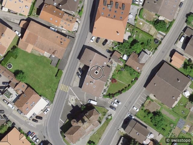 Luftbild Grand-Rue 14, Fontaines