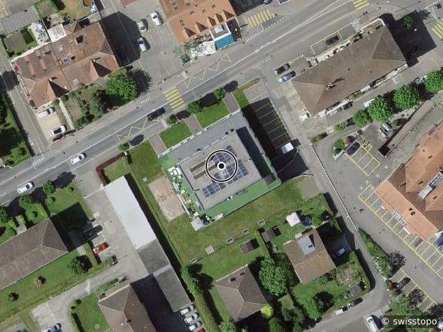 Luftbild Rue d'Yverdon 37, Payerne