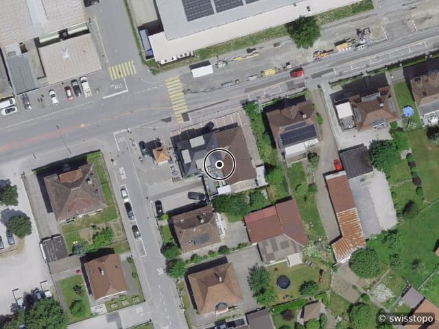 Luftbild Rue de Vevey 127, Bulle
