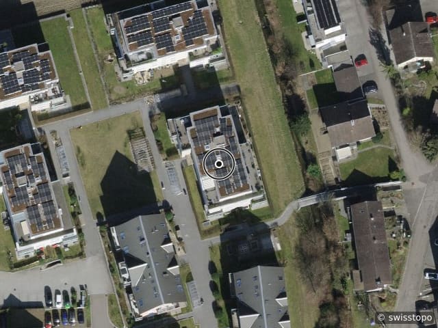 Luftbild der Lage – Florahof 14, 8353 Elgg
