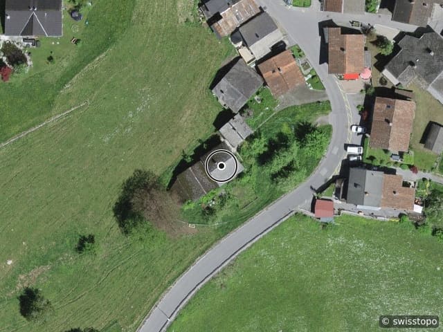 Luftbild der Lage – Dorfstrasse 10, 8762 Sool