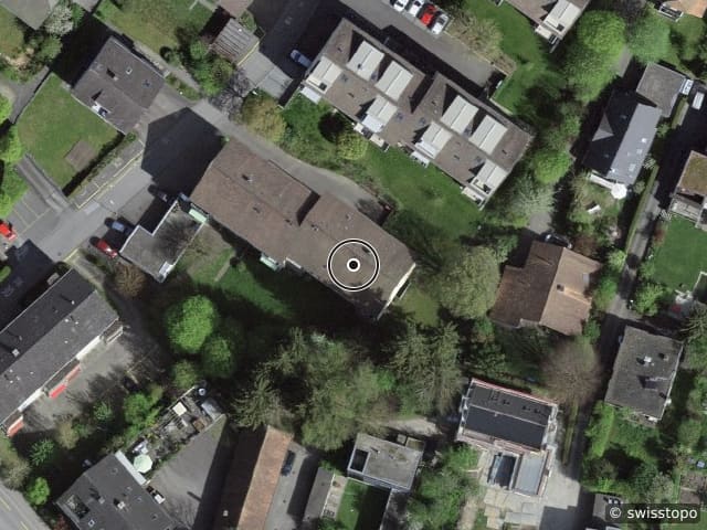 Luftbild Aufhabenweg 11, Gümligen