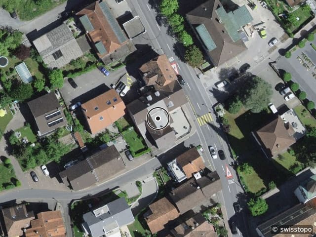 Luftbild Sarganserstrasse 11, Bad