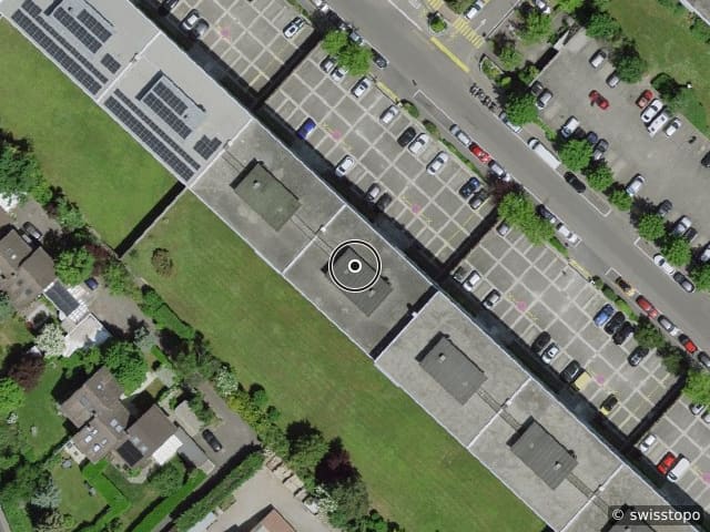 Luftbild der Lage – Chemin Taverney 8, 1218 Le Grand-Saconnex