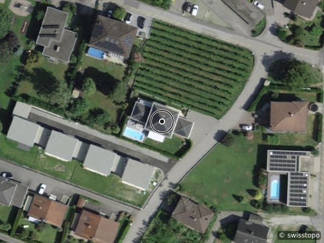 Luftbild der Lage – Via G. Pioda 97, 6710 Biasca
