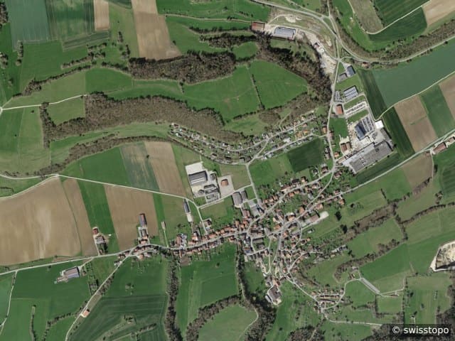 Vista aerea della posizione – 2906 Chevenez