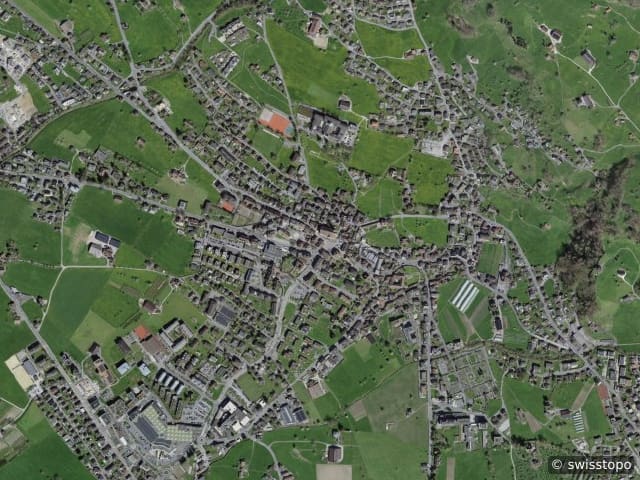 Luftbild Schwyz