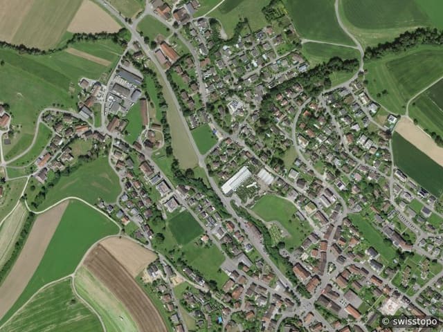 Luftbild: das Gebiet