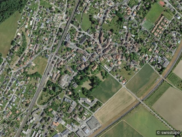 Luftbild: das Gebiet