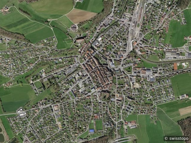 Luftbild Porrentruy