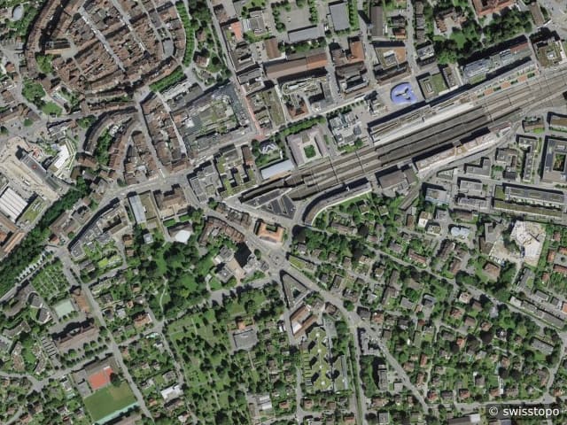 Vista aerea della posizione – 5000 Aarau