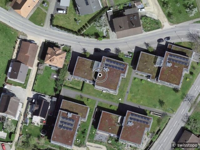 Luftbild der Lage – Ammerzwilstrasse 1a, 3257 Grossaffoltern