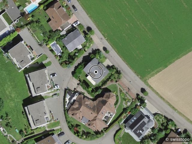 Luftbild Hinterweidstrasse 35, Bergdietikon