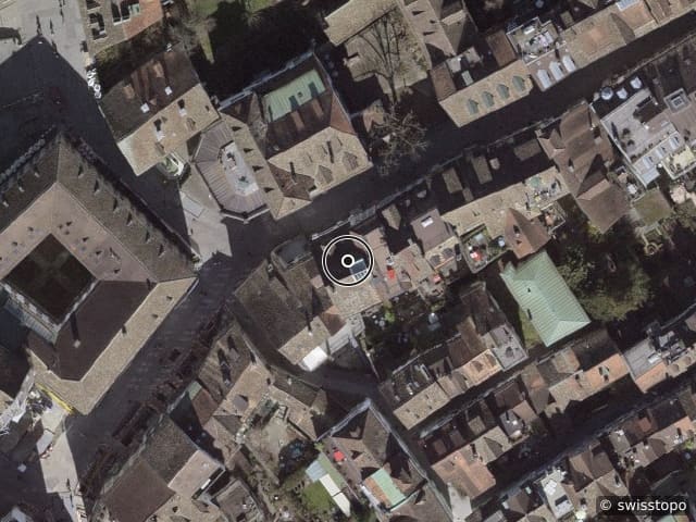 Luftbild Kirchgasse 24, Zürich
