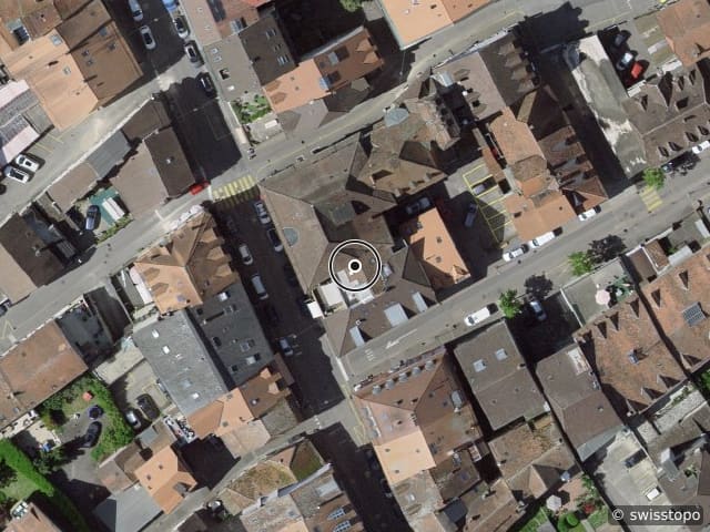 Luftbild Rue de Lausanne 31, Payerne