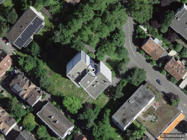 Luftbild der Lage – Ulmenstrasse 11, 4123 Allschwil