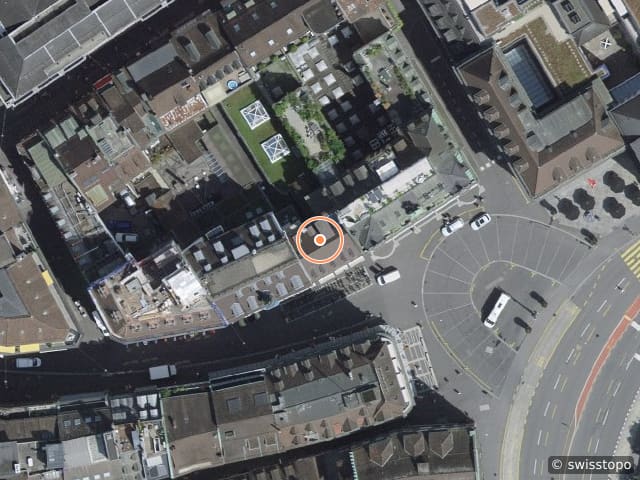 Luftbild Schwanenplatz 6, Luzern