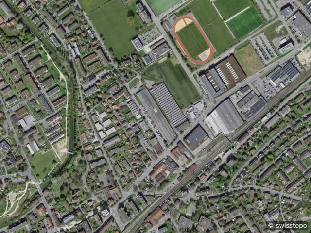 Luftbild Biel/Bienne