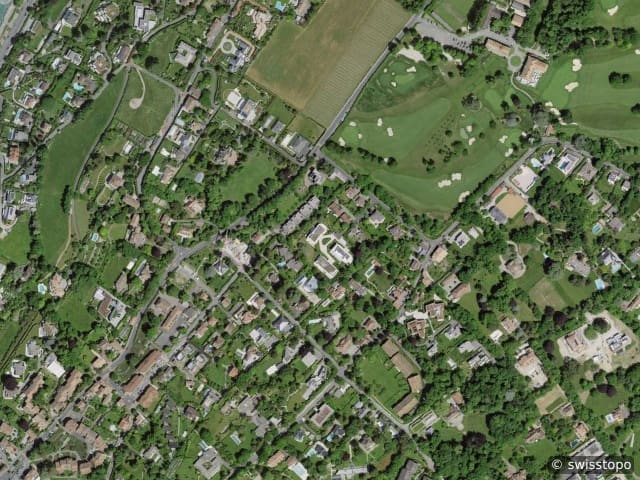 Luftbild Cologny