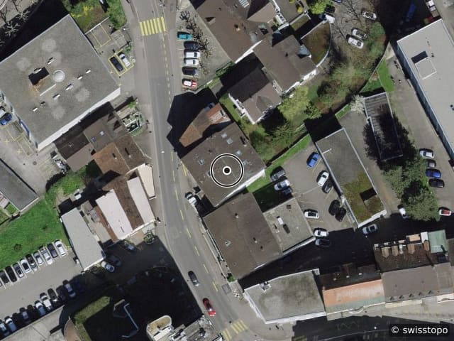 Luftbild Rue des Moulins 19, Delémont