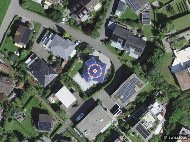 Luftbild Wiesenhalde 8, Rorschacherberg