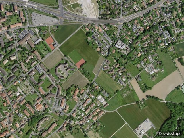 Vista aerea: la zona