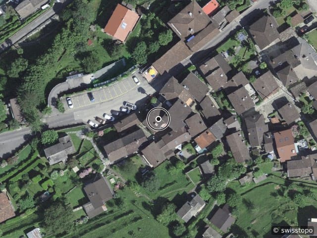 Luftbild La Strécia dal Vin 1, Vira Gambarogno