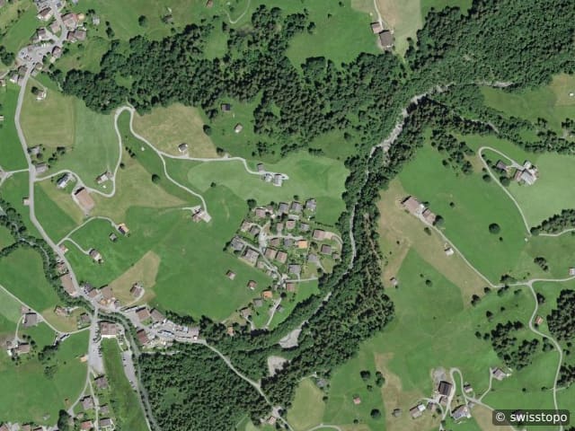 Luftbild Lauenen b. Gstaad