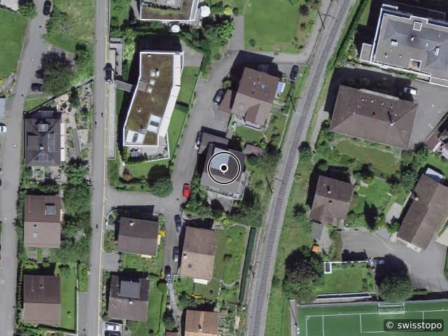 Luftbild Haldenweg 6, Hergiswil