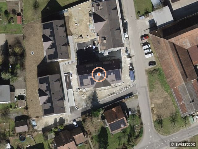 Luftbild Haingartenstrasse 36, Hallau