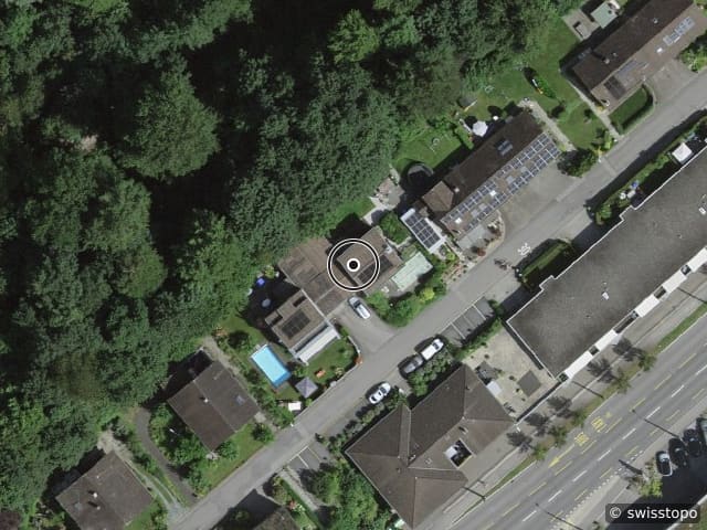 Luftbild der Lage – Kaspar-Koppstrasse 46, 6030 Ebikon