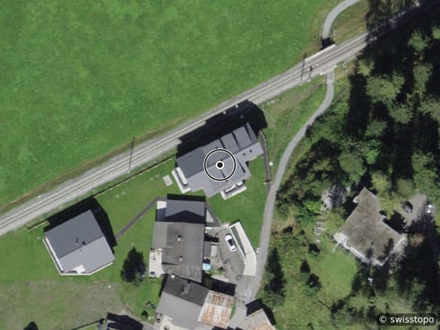 Luftbild Stillistrasse 9, Davos Dorf