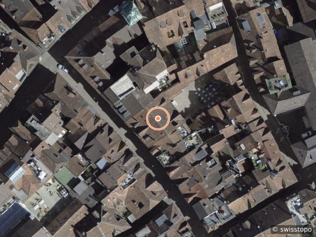 Luftbild Schaalgasse 16, Solothurn