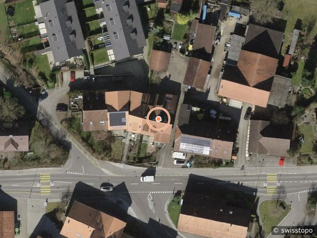 Luftbild Hauptstrasse 9, m²
