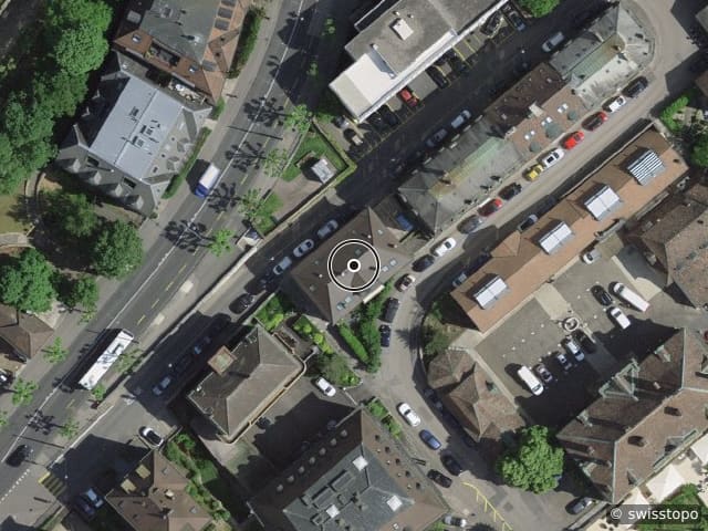 Luftbild Rue de la Serre 7, Neuchâtel