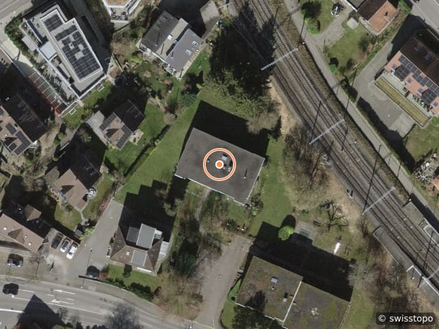 Luftbild der Lage – Stationsstrasse 43, 8472 Seuzach