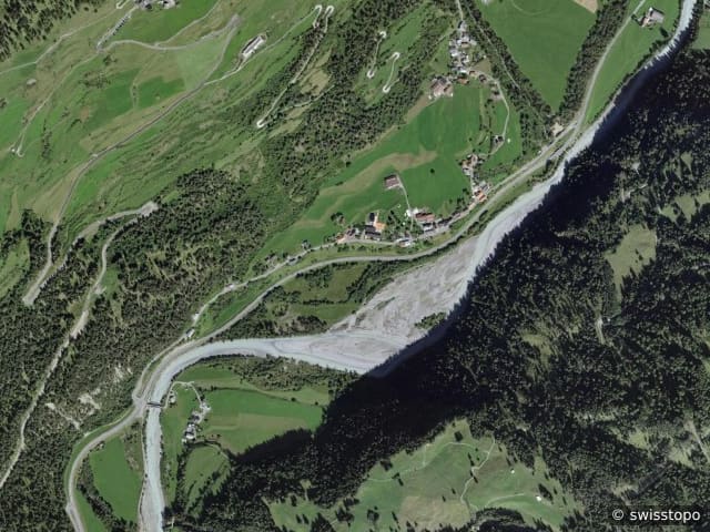 Luftbild der Lage – 7558 Strada