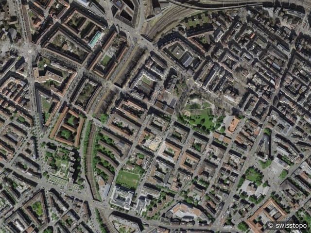 Luftbild Gustav-Gull-Platz 4, Zürich