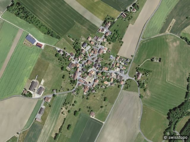 Luftbild der Lage – 1316 Chevilly