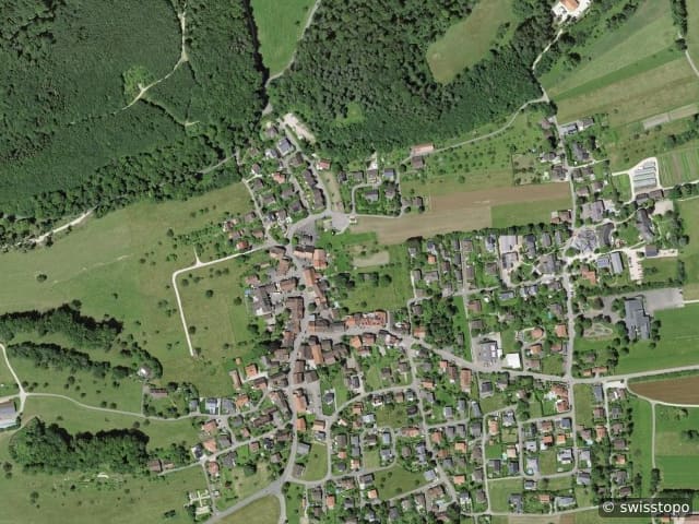 Luftbild Gempen