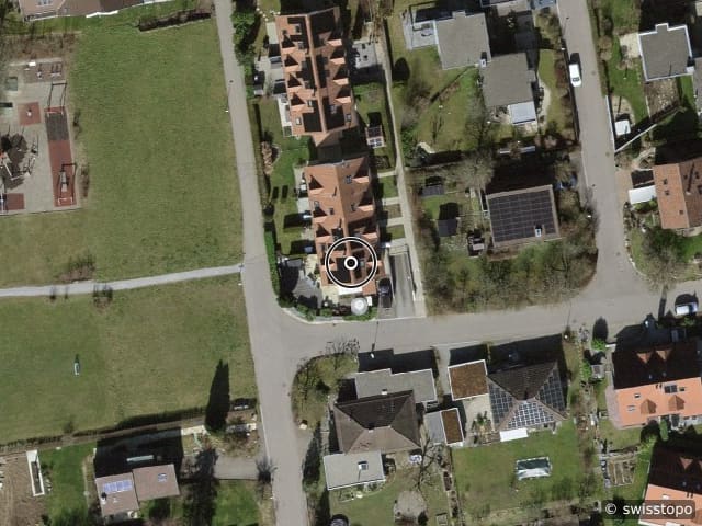 Vista aerea della posizione – Usseramtstrasse 1A, 8309 Nürensdorf