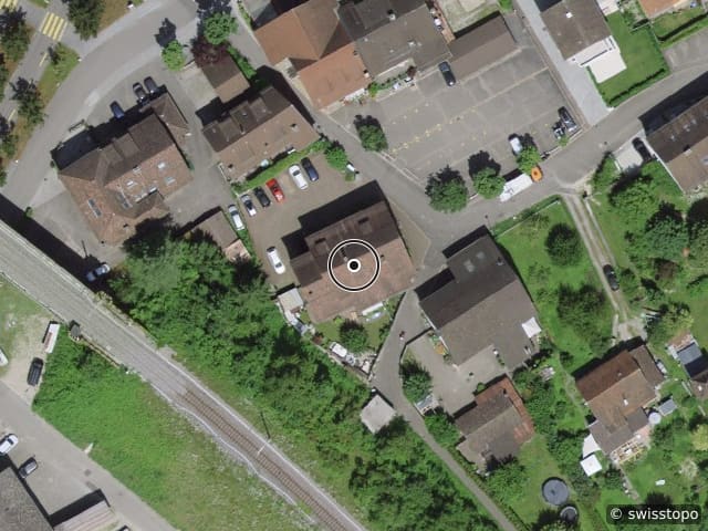 Luftbild Hinterdorfstrasse 21, Koblenz
