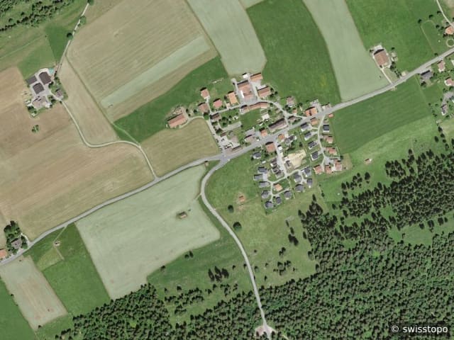 Luftbild La Chaux-du-Milieu