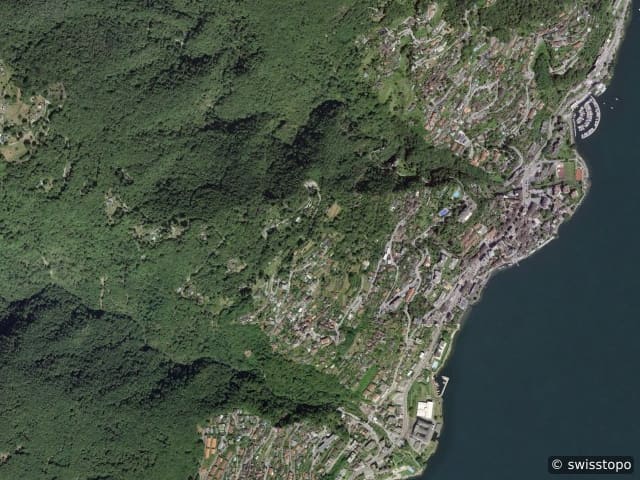 Luftbild Isole di Brissago