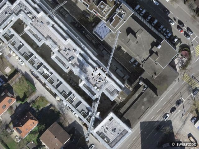 Luftbild Spiserstrasse 6, Zürich