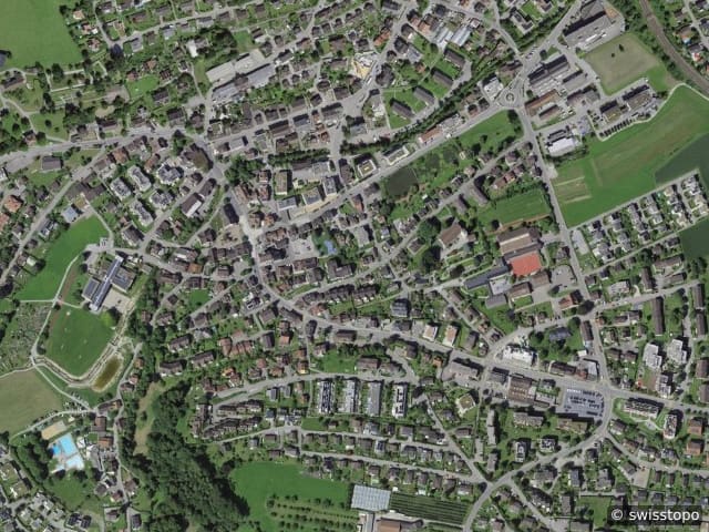 Luftbild: das Gebiet