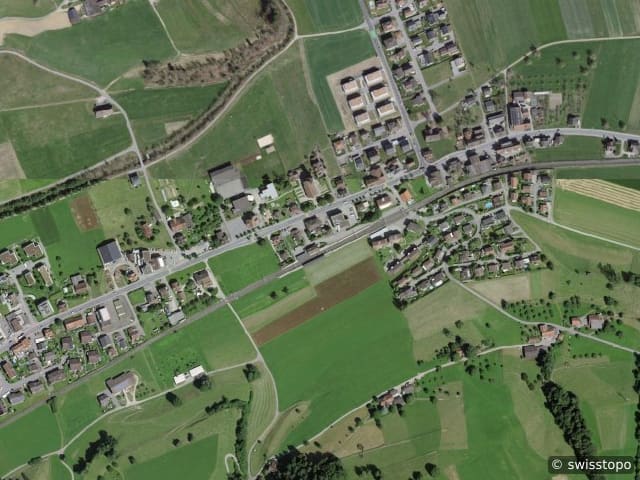 Luftbild der Lage – 6142 Willisau