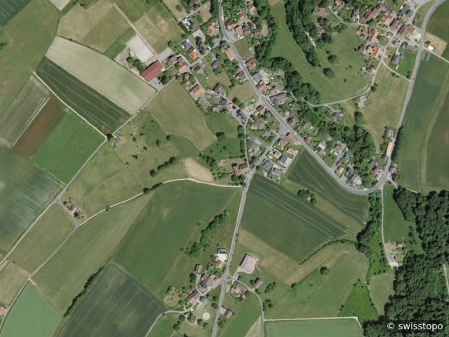 Luftbild Curtilles